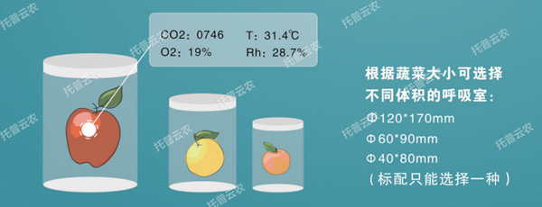 选择不同体积的呼吸室